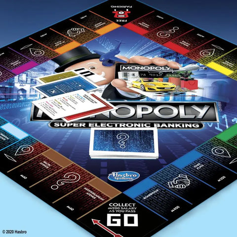 Monopoly Super Electronic Banking Board Game, English