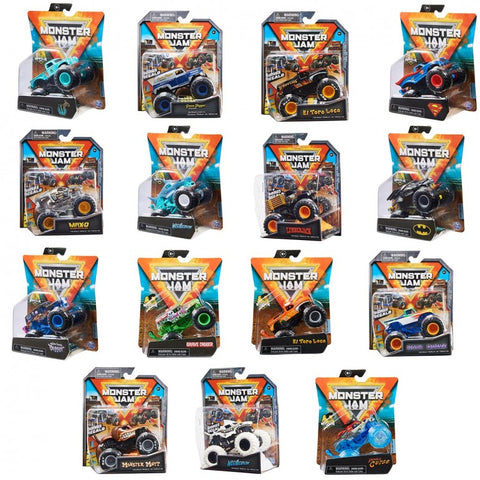 Monster Jam 1:64 Scale Die-Cast Monster Truck Assorted