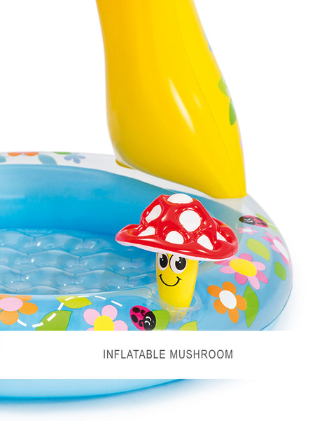 Mushroom Inflatable Kiddie Pool 101x89cm