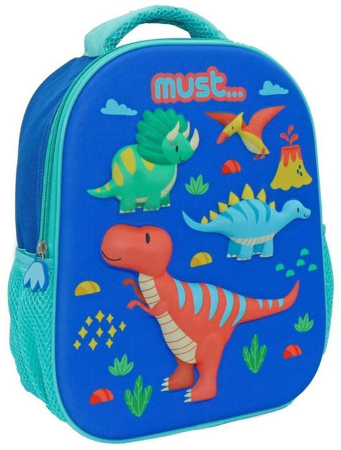 Must 3D EVA Dino 1 Compartment Backpack 32cm