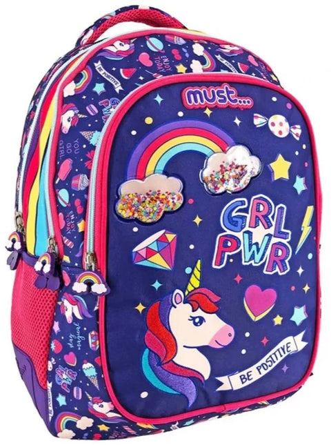 Must Be Positive 3 Compartments Backpack 43cm