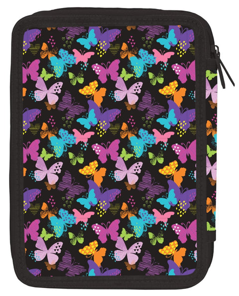 Must Butterflies Double Decker Filled Pencil Case