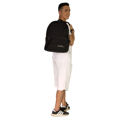 Must Monochrome 1 Compartment Backpack 42cm Black