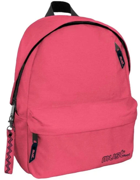 Must Monochrome Plus 1 Compartment Backpack 42cm Pink