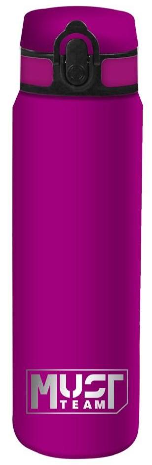 Must Monochrome Stainless Steel Water Bottle Purple 600ml