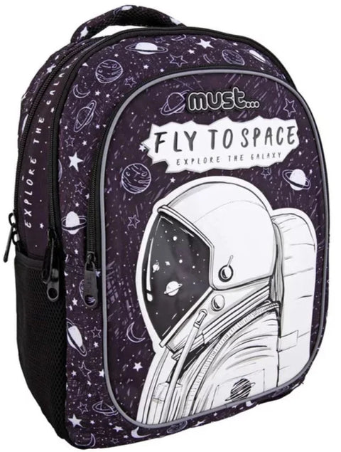 Must Xpression Fly To Space 3 Compartments Backpack 43cm