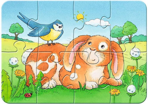 My First Puzzles, Cute Pets, 2-4-6-8 pieces