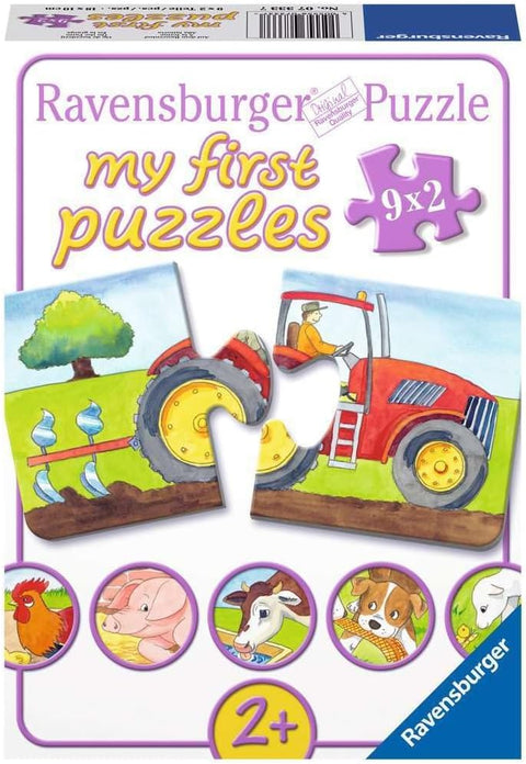 My First Puzzles, On the Farm, 9x2 pieces