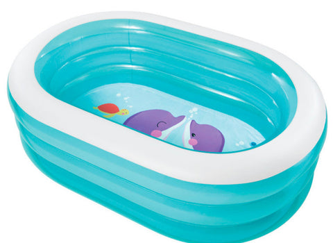 My Sea Friends Inflatable Kiddie Pool 163x107x46cm