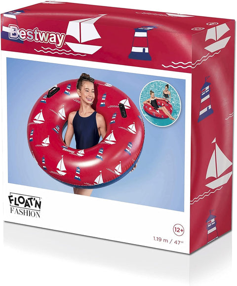 Float 'N Fashion Nautical Swim Tube 119cm