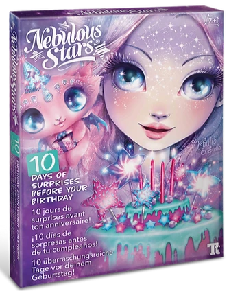 Nebulous Stars 10 days Birthday Countdown Calendar