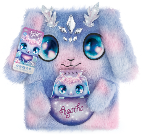 Nebulous Stars 2-in-1 Fuzzy Notebook Agatha