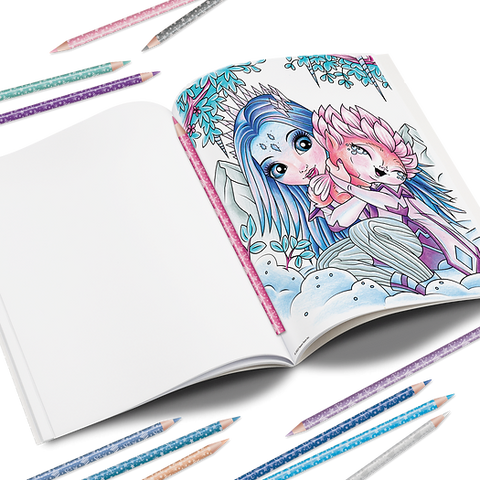 Nebulous Stars Universe Coloring Book