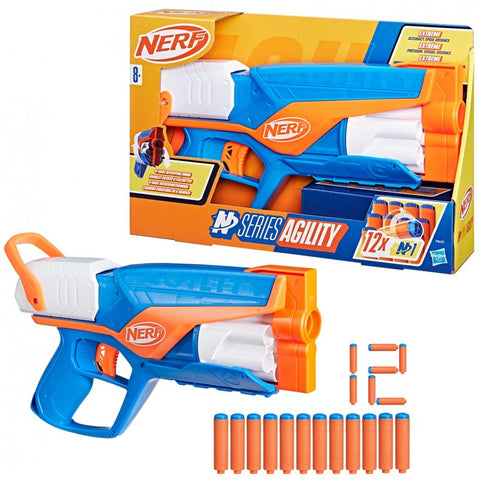 Nerf N Series Agility Blaster & 12 Nerf N1 Darts