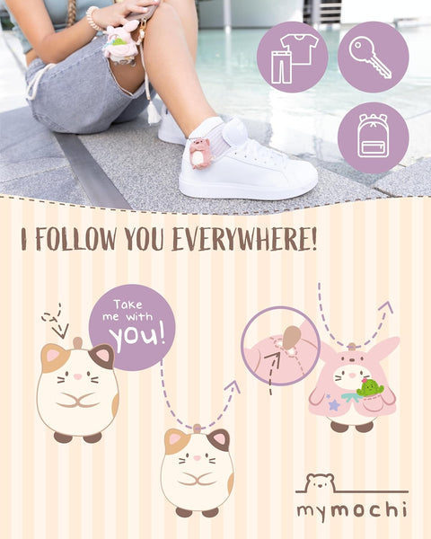 Nici Soft Toy Set Mymochi Bear Nomo With French Fries and Bee Costume 8cm