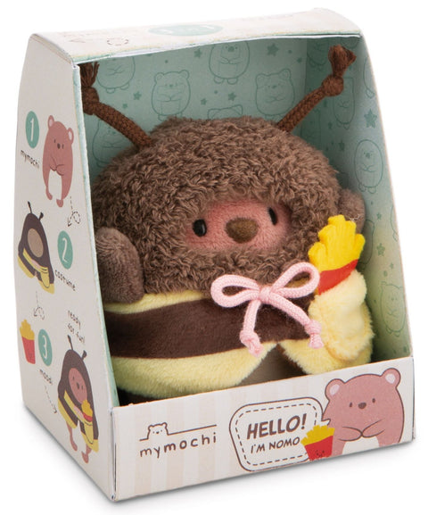 Nici Soft Toy Set Mymochi Bear Nomo With French Fries and Bee Costume 8cm