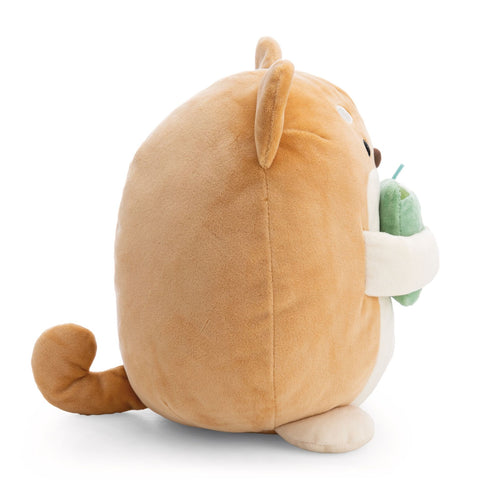 Nici Soft Toy Mymochi Dog Hiro With Bubble Tea 27cm