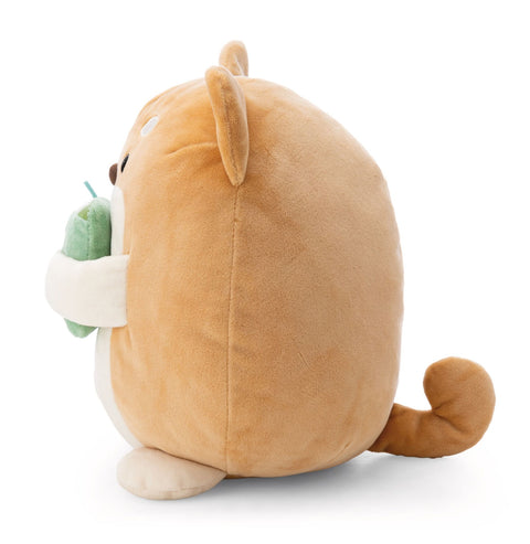 Nici Soft Toy Mymochi Dog Hiro With Bubble Tea 27cm