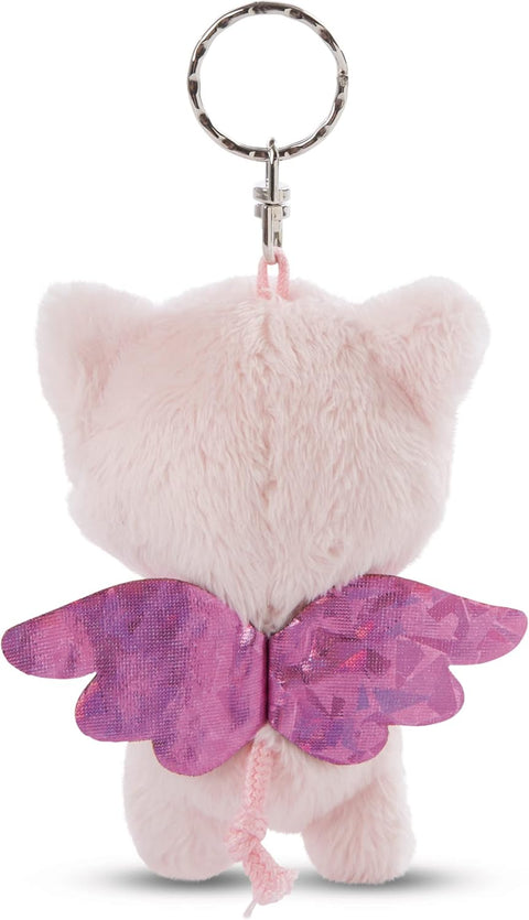 Nici Glubschis Key Ring Guardian Angel Cat Glowy Malli 9cm