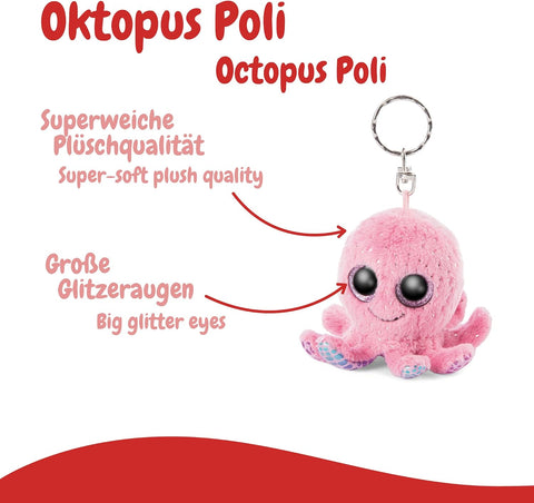 Nici Glubschis Key Ring Octopus Poli 9cm