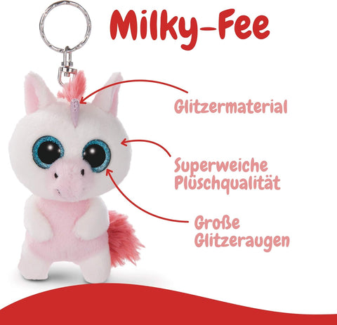 Nici Glubschis Key Ring Unicorn Milky-Fee 9cm