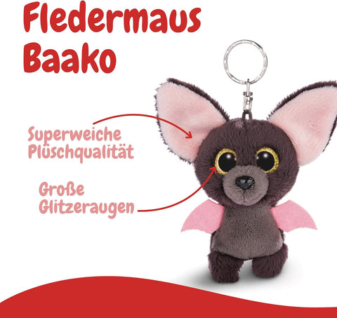 Nici Glubschis Key Ring Bat Baako 9cm