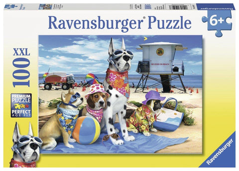 No Dogs On The Beach Puzzle, 100 Pieces