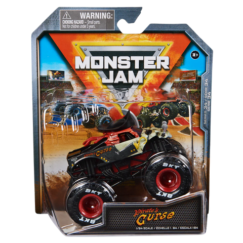 Monster Jam 1:64 Scale Die-Cast Monster Truck Assorted