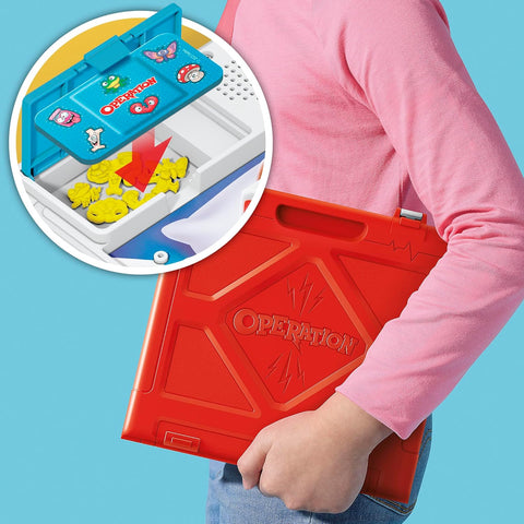 Operation Electronic Board Game with All-in-One Carrying Case