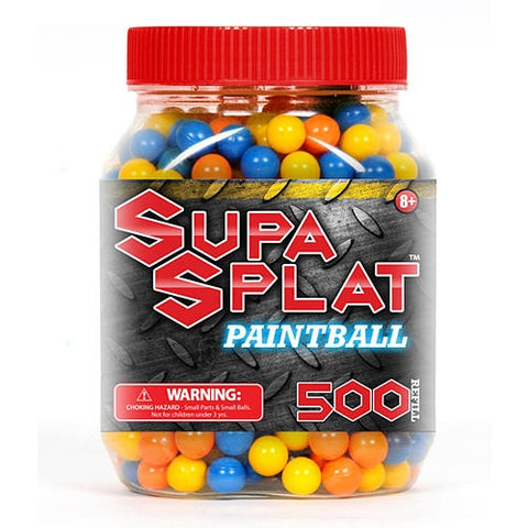 Supasplat Paintball Refill, 500 balls