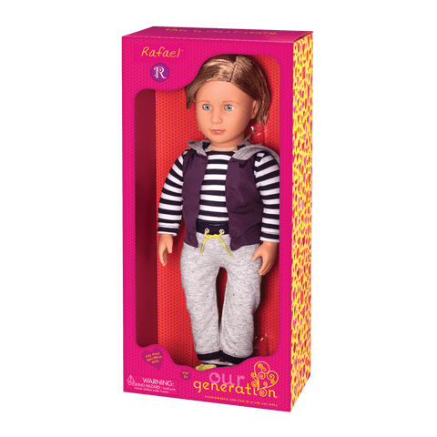 Our Generation Raphael 18" Doll With Hoodie