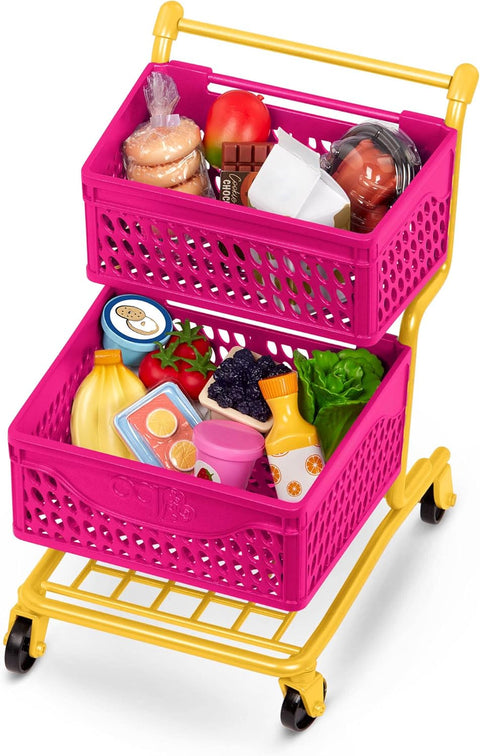 Our Generation Grocery Day Shopping Cart for 18" Doll