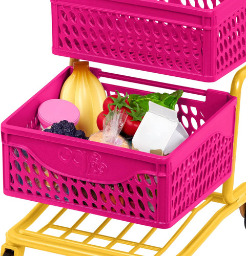 Our Generation Grocery Day Shopping Cart for 18" Doll