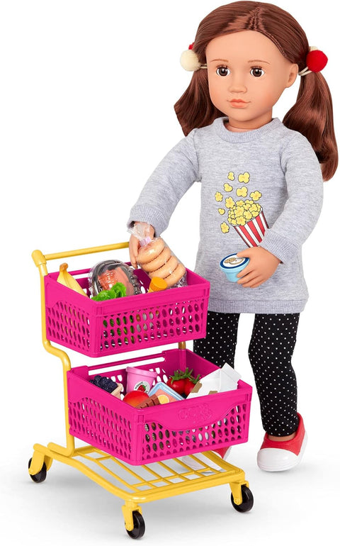 Our Generation Grocery Day Shopping Cart for 18" Doll