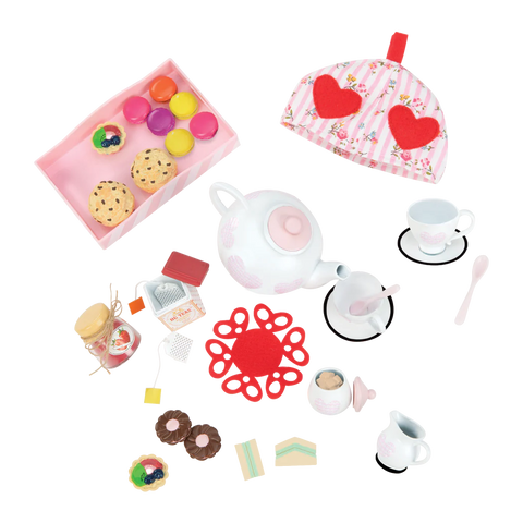 Our Generation Tea For Two 18" Doll Tea Party Accessory Set