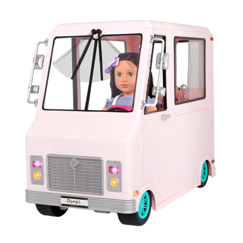 Our Generation Sweet Stop Ice Cream Truck Pink for 18" Dolls