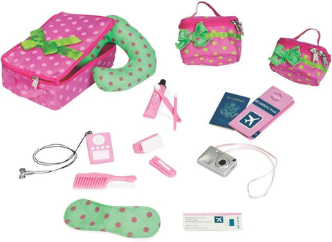 Our Generation Travel Luggage and Accessory Set for 18" Dolls