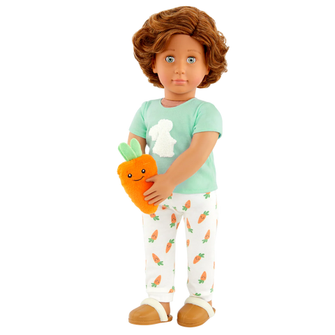 Our Generation Bedtime Bunny Pajama Outfit for 18" Boy Dolls