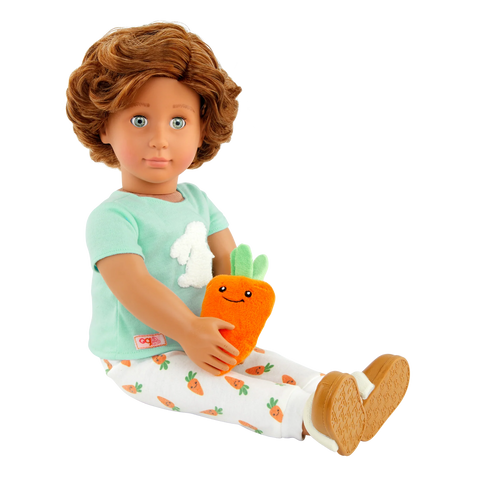 Our Generation Bedtime Bunny Pajama Outfit for 18" Boy Dolls