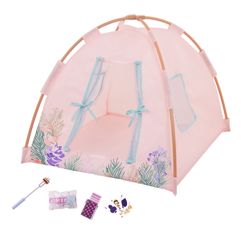 Our Generation Camping Nights Tent & Accessories Set for 18" Dolls
