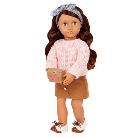 Our Generation Coco Posable 18" Baker Doll & Storybook