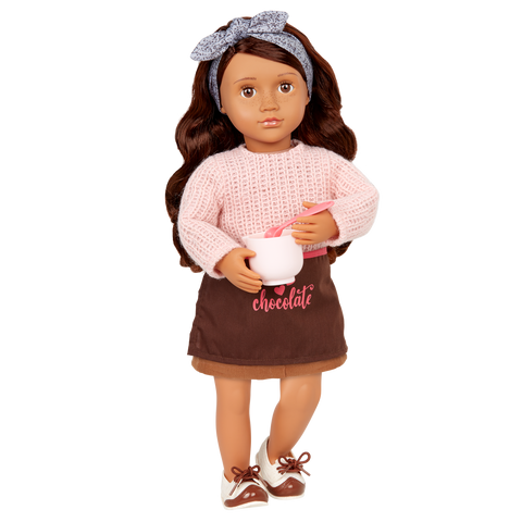 Our Generation Coco Posable 18" Baker Doll & Storybook