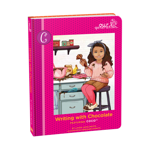 Our Generation Coco Posable 18" Baker Doll & Storybook