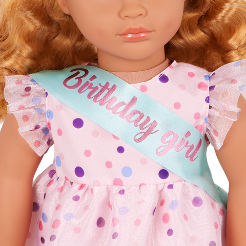 Our Generation Esme 18" Doll & Birthday Accessories
