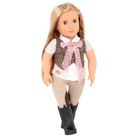 Our Generation Leah 18" Riding Doll with Blonde Hair