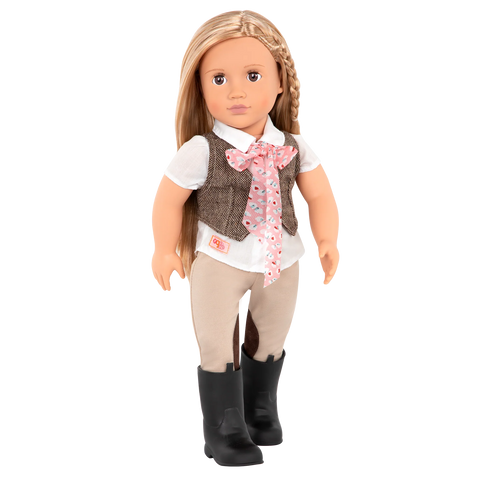 Our Generation Leah 18" Riding Doll with Blonde Hair