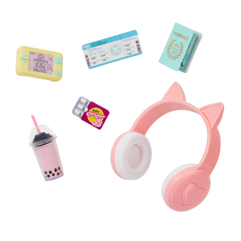 Our Generation Linzi 18" Doll with Luggage & Accessories