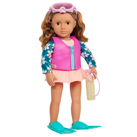 Our Generation Scuba Season Swimsuit & Scuba Diving Outfit for 18" Dolls