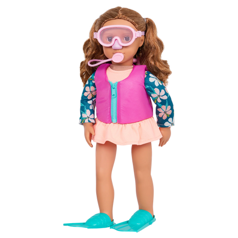 Our Generation Scuba Season Swimsuit & Scuba Diving Outfit for 18" Dolls