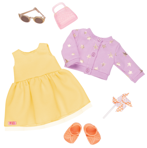 Our Generation Sunshine & Stars Fashion Outfit for 18" Dolls